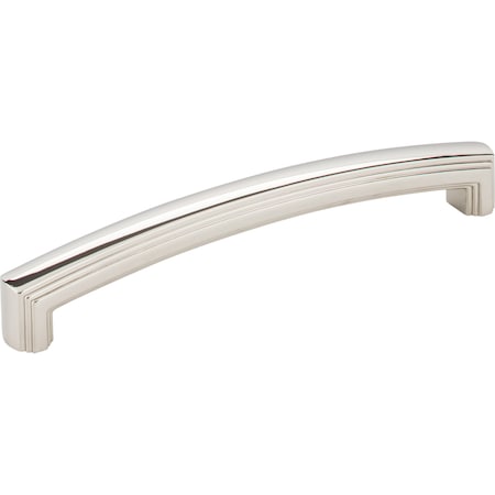 Jeffrey Alexander 160 mm Center-to-Center Polished Nickel Delgado Cabinet Pull 519-160NI